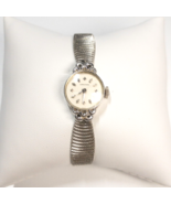 Longines Wittnauer Swiss Watch Kestenmade Mesh Stretch Band Silver 17 Je... - $197.59 CAD