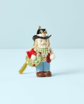 Lenox 2020 Sherriff Cowboy Nutcracker Figurine Ornament Annual Hat Christmas NEW - £14.38 GBP