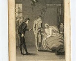 Don Quixote&#39;s Copper Plate Engraving 1792 Don Quixote on His Death Bed  - £68.53 GBP