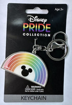 Disney Pride Collection Rainbow Mickey Mouse Keychain NEW Limited Edition LBQTQ+ - £11.38 GBP