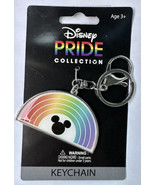 Disney Pride Collection Rainbow Mickey Mouse Keychain NEW Limited Editio... - $278.53 MXN