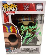 Autographed Funko POP! #109 WWE Dude Love  Mick Foley Owww! Zombie Hideo... - £71.31 GBP