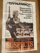 The Suspects, Rated PG, 1974 vintage original one sheet movie poster, crime, ... - £39.14 GBP