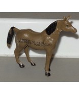 Pretend Play 2&quot; HORSE PVC figure RARE Vintage Hard Plastic equestrian - £3.75 GBP