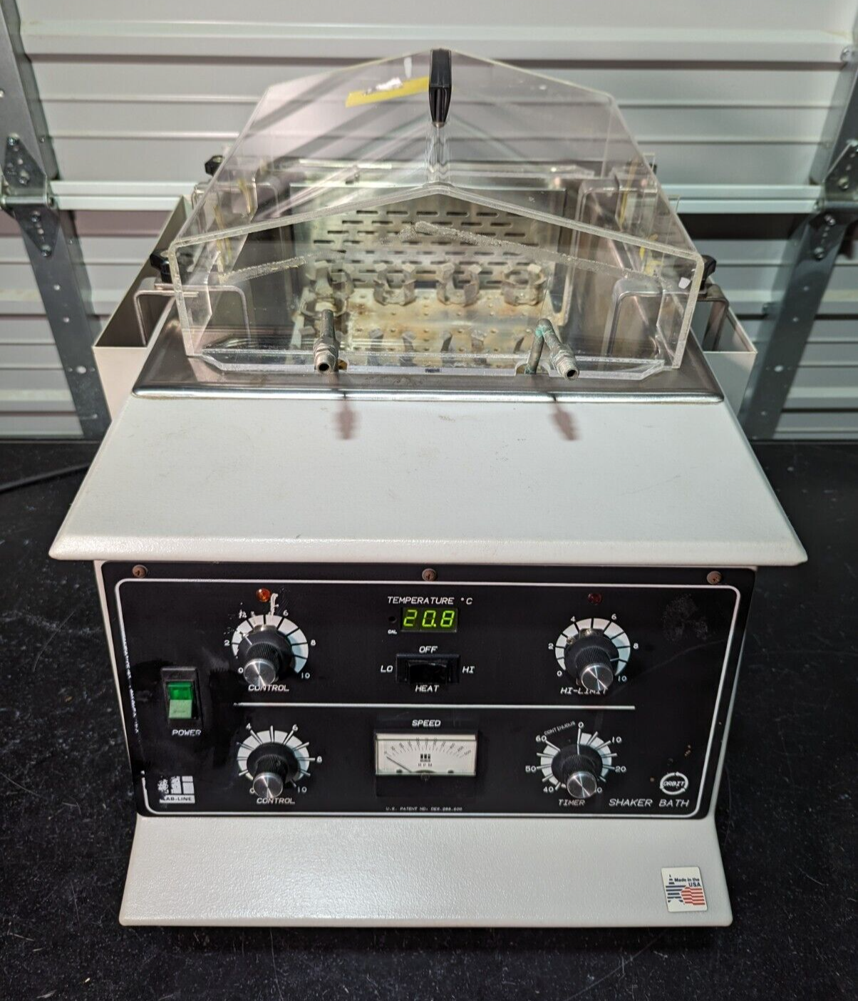 Lab-Line Model 3540 Orbit Shaker Orbital Shaking Water Bath with Cover /... - $1,035.00