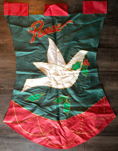 Vintage 27x39 Peace Dove Garden, Yard, House Flag - Lawn Banner Christma... - $177.82 MXN