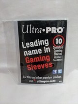 Pack Of (10) Ultra Pro Leading Name In Gaming Sleeves Clear Standard Siz... - $9.89