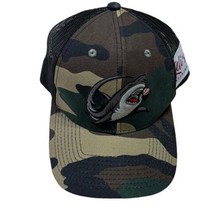 Camo Shark Baseball Cap Embroidered Adjustable SnapBack Hat Kelli’s Cate... - $25.00