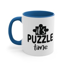 It&#39;s Puzzle Time Accent Coffee / Tea Mug, 11oz Jigsaw Puzzle Coffee / Te... - $172.54 MXN+