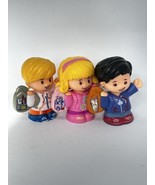 Fisher Price 2016 Little People School Kids Figures Mixed Lot of 3 Caree... - $10.45