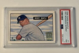 Reprint 1996 Topps Mickey Mantle Card 1 1951 Topps Mlb Ny Yankees Baseball Psa 7 - £18.50 GBP