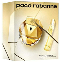 Paco Rabanne Lady Million Eau De Perfume Spray 80 ml Set 2 Pezzi - £120.40 GBP