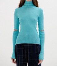 Eenk solly ribbed knit pullover in Sky Blue - £111.43 GBP