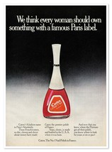 Cutex No. 1 Nail Polish France Retro Beauty Vintage 1972 Full-Page Magaz... - $7.76
