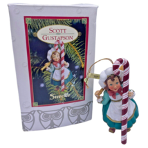 Scott Gustafson Christmas Ornament Sweetie Baker Cook Chef Woman Spoon i... - £21.08 GBP