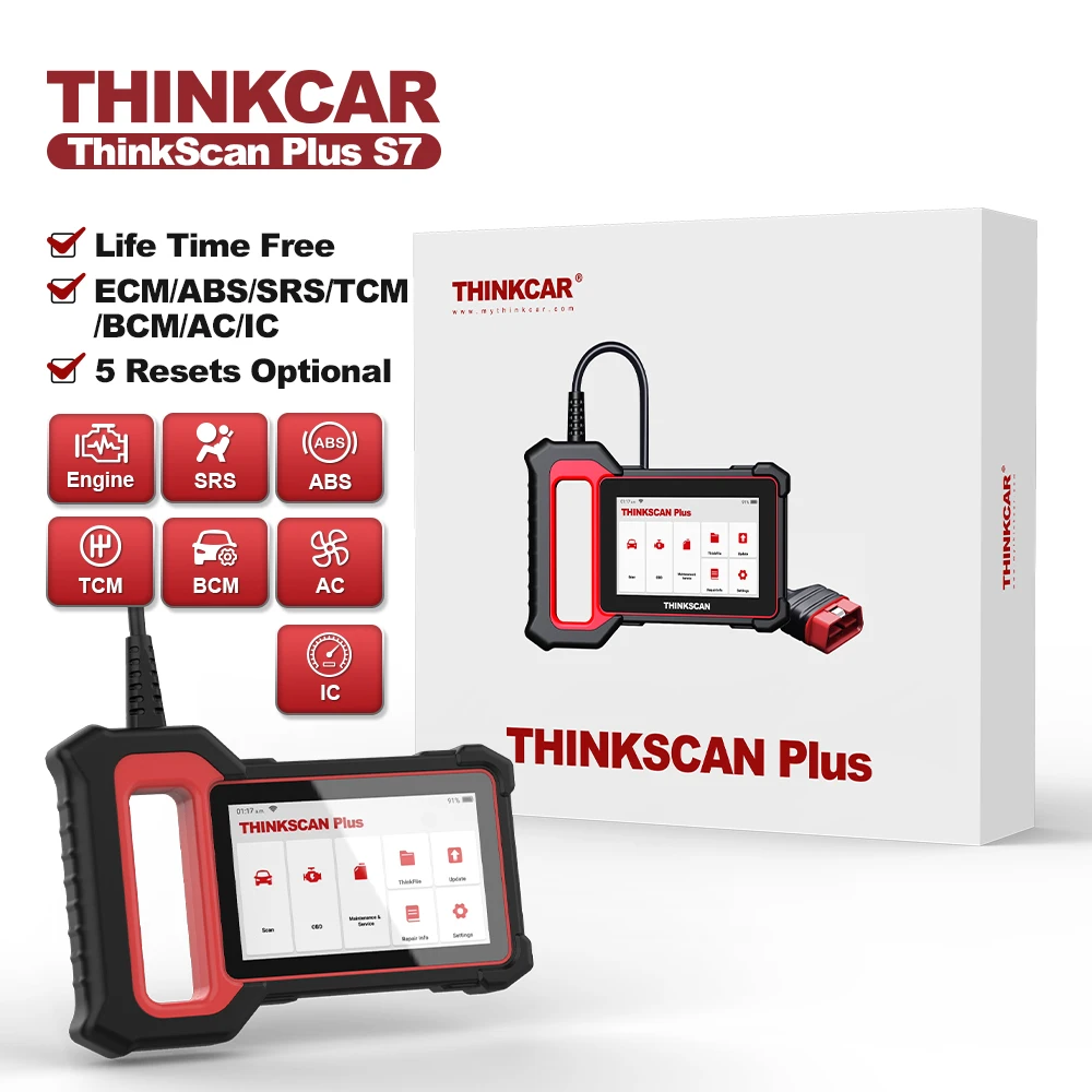 THINKCAR Thinkscan Plus S7 Professional Diagnostic Tool Diagnostic Auto Automoti - £339.26 GBP