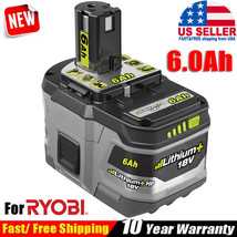 P108 18V One+ Plus High Capacity Battery 18 Volt Lithium-Ion New 6.0Ah - £39.30 GBP