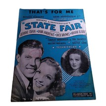 Vintage Sheet Music, That&#39;s For Me, Rodgers and Hammerstein 1945 20th Century - £14.37 GBP