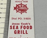 Matchbook Covers  Jesse Cook’s Sea Food Grill restaurant Panama City, FL... - $12.38