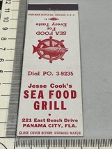 Matchbook Covers  Jesse Cook’s Sea Food Grill restaurant Panama City, FL... - £9.67 GBP
