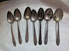 Oneida Community Tudor Plate QUEEN BESS II Teaspoons Lot Of 6 Vintage - £14.28 GBP