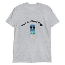 The Coolest Pop T-Shirt Funny Dad Shirt Popsicle Daddy Papa Father Graphic Shirt - $19.55+