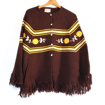 Vintage Sweater Cape Large - £52.71 GBP