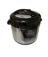 Maxi Matic Pressure Cooker Elite Platinum 8Qt Stainless Black Model EPC-... - £48.88 GBP