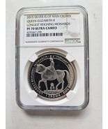 2015 Isle of Man Crown Queen Longest Reigning Monarch Silver PF70 Ultra ... - $2,327.15 MXN
