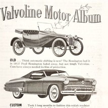 1950 Valvoline Motor Oil Vehicle Album Classics Advertisement Automobili... - $24.99