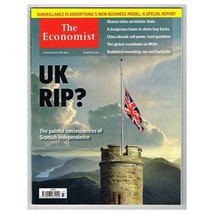 The Economist Magazine September 13-19 2014 mbox3596/i UK RIP? - £4.70 GBP