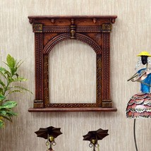 wooden Frame For Mirror Hand carved jharokha - £58.72 GBP