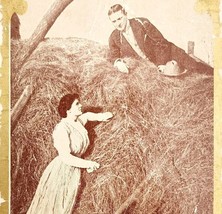 1910s Postcard Romantic Haystack We&#39;ll Meet At The Sane Old Place Epheme... - $19.99