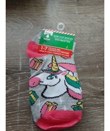 Christmas House Girls Unicorn Socks. Fits shoe size 1-7. New Low cut - $9.85