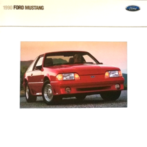 1990 Ford MUSTANG sales brochure catalog US 90 LX GT 5.0L - £7.99 GBP