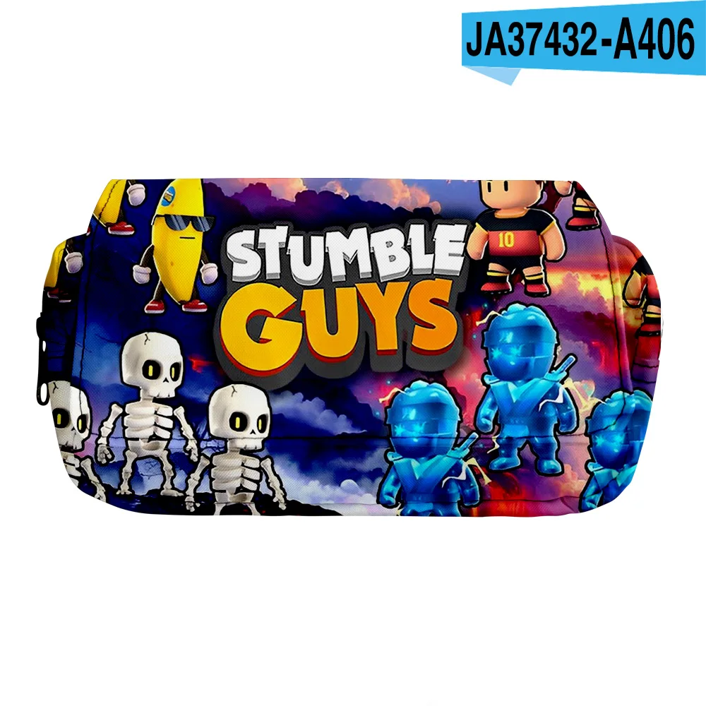 3D Game  Stumble Guys Pencil Case Students Children Boys Girls Ox Waterproof   D - $65.78