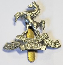 WWII Royal Kent West Cap Badge with Slider - £11.90 GBP