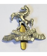 WWII Royal Kent West Cap Badge with Slider - £11.25 GBP