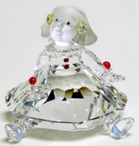 Swarovski Crystal Sitting Doll W/Inner &amp; Outer Box, Certificate  7550 00... - $138.60