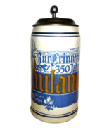 1985 Paulaner Munich 350 Years Brewery 1L lidded Masskrug German Beer Stein - $1,086.75 MXN