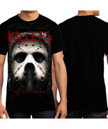 KND Doom Jason Voorhees Hockey Mask Friday The 13th Movie Mens T-Shirt B... - $18.50+