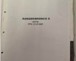 1988 Ford Ranger Bronco II Electrical Wiring Diagrams Manual OEM Fold Out - $39.99