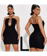 Fashion Nova Black Loretta Mini Dress~Size L - £22.80 GBP