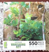 Art Wolfe Vanishing Act Lion Camouflage 550 pc Puzzle 18 x 24 New Sealed - £12.58 GBP