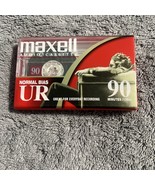 Maxell 90 Minute Audio Cassette Normal Bias UR New Sealed - $6.92