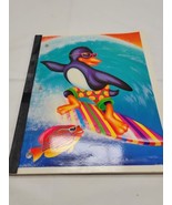 Vintage Lisa Frank Surfing Penguin Wireless Notebook 1989 Stuart Hall Co... - £39.50 GBP