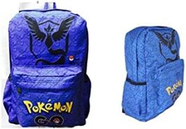 Pokemon Go Team Mystic full size school bag backpack 18&quot; Blue - $27.95