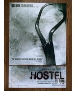 Eli Roth&#39;s HOSTEL (2005) Double-Sided Advance 1-Sheet Poster SIGNED BY E... - £196.14 GBP