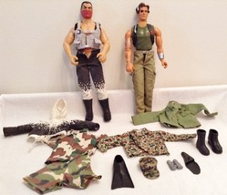 Lot Of 2 GI Joe U.S. Army Hero Action Figure 12” Cobra Commander &amp; Max S... - $8.04