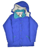 Vintage LL Bean Penbscot Parka Coat Womens L Goose Down Hooded Jacket US... - $53.41